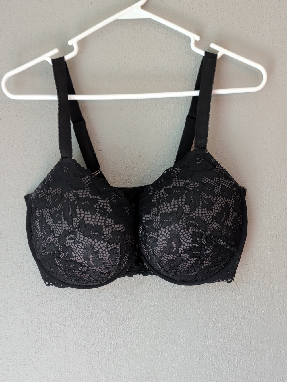 torrid Black Lace Underwire Full Coverage Bra 38H